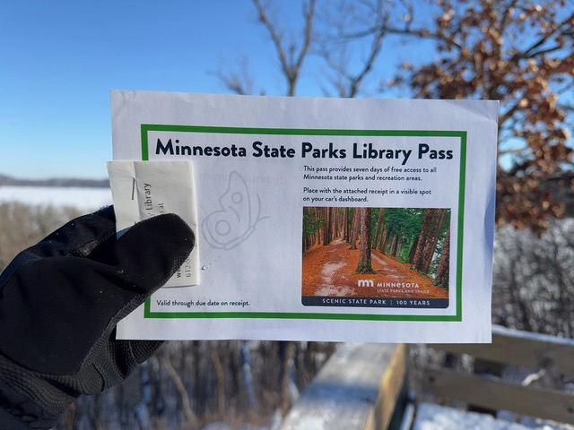 Minnesota parks free passes at libraries